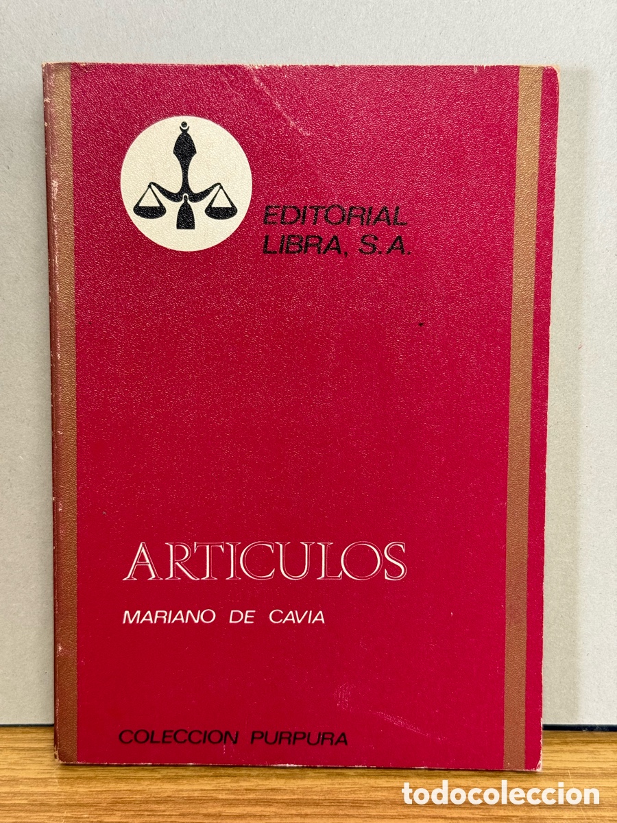 Libros de segunda mano: Libro: Art&iacute;culos de Mariano Jos&eacute; de Larra - Foto 1