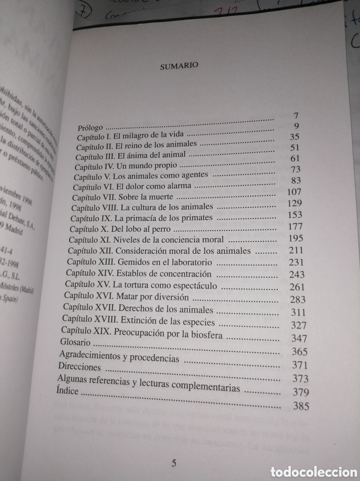Libros de segunda mano: Vivan los Animales (Primera edici&oacute;n) - Foto 5