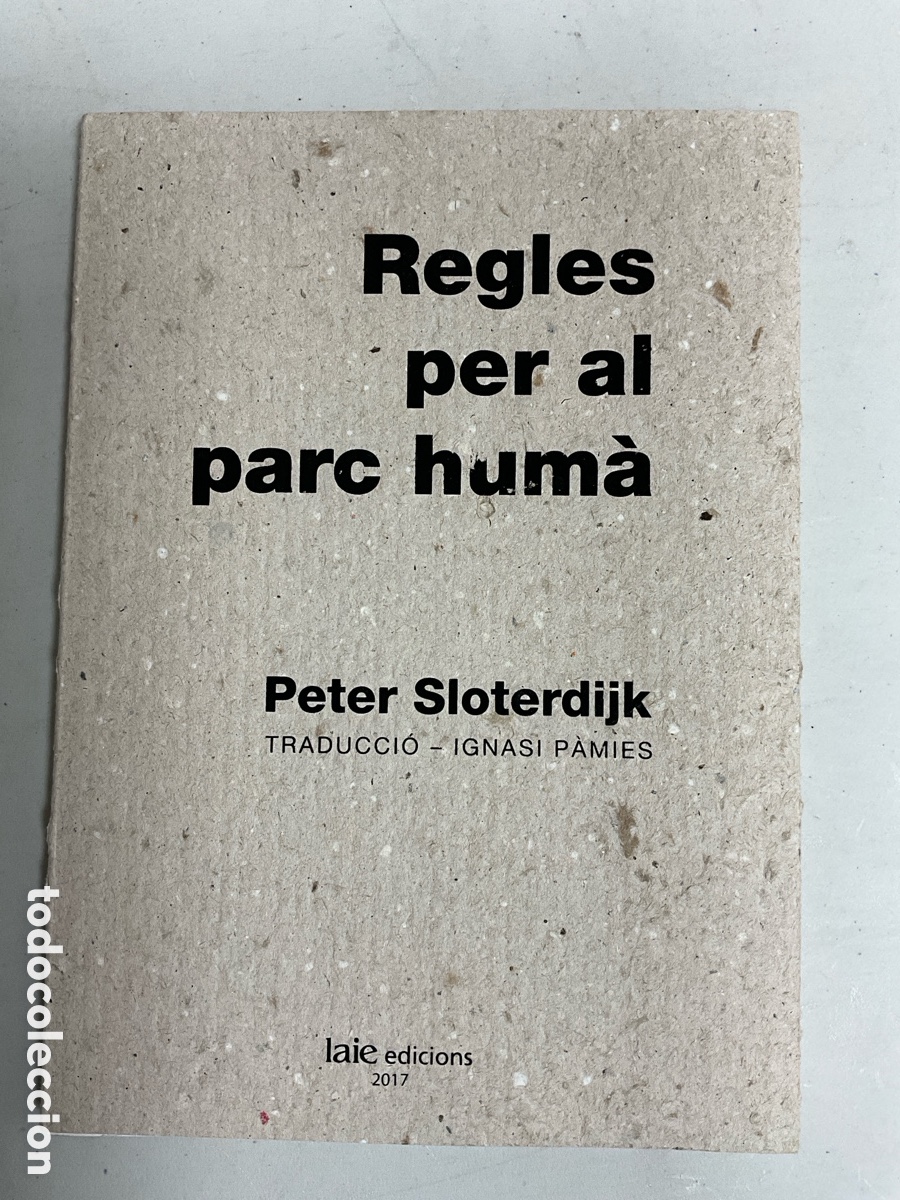 Libros de segunda mano: Regles per al parc hum&agrave;, Peter Sloterdijk - Foto 1