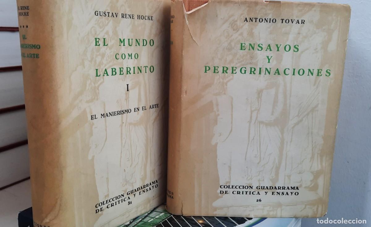 Libros de segunda mano: olecci&oacute;n Guadarrama de cr&iacute;tica y ensayo: Antonio Tovar y Gustav Rene Hocke