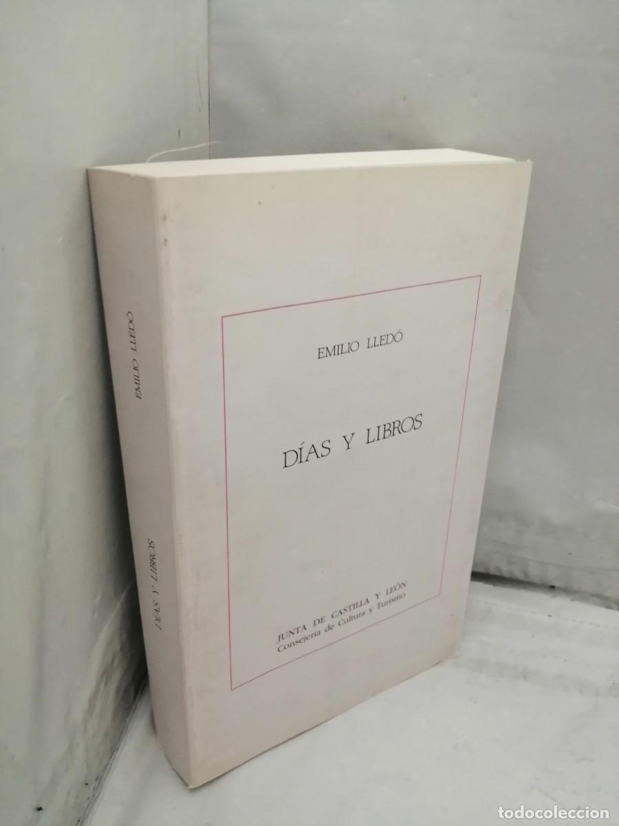 Libros de segunda mano: Emilio Lled&oacute;: D&Iacute;AS Y LIBROS (Primera edici&oacute;n) - Foto 3