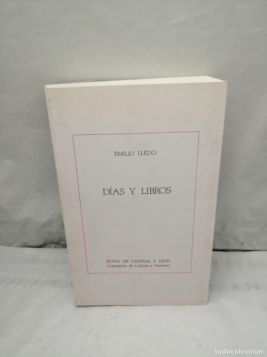 Libros de segunda mano: Emilio Lled&oacute;: D&Iacute;AS Y LIBROS (Primera edici&oacute;n) - Foto 1