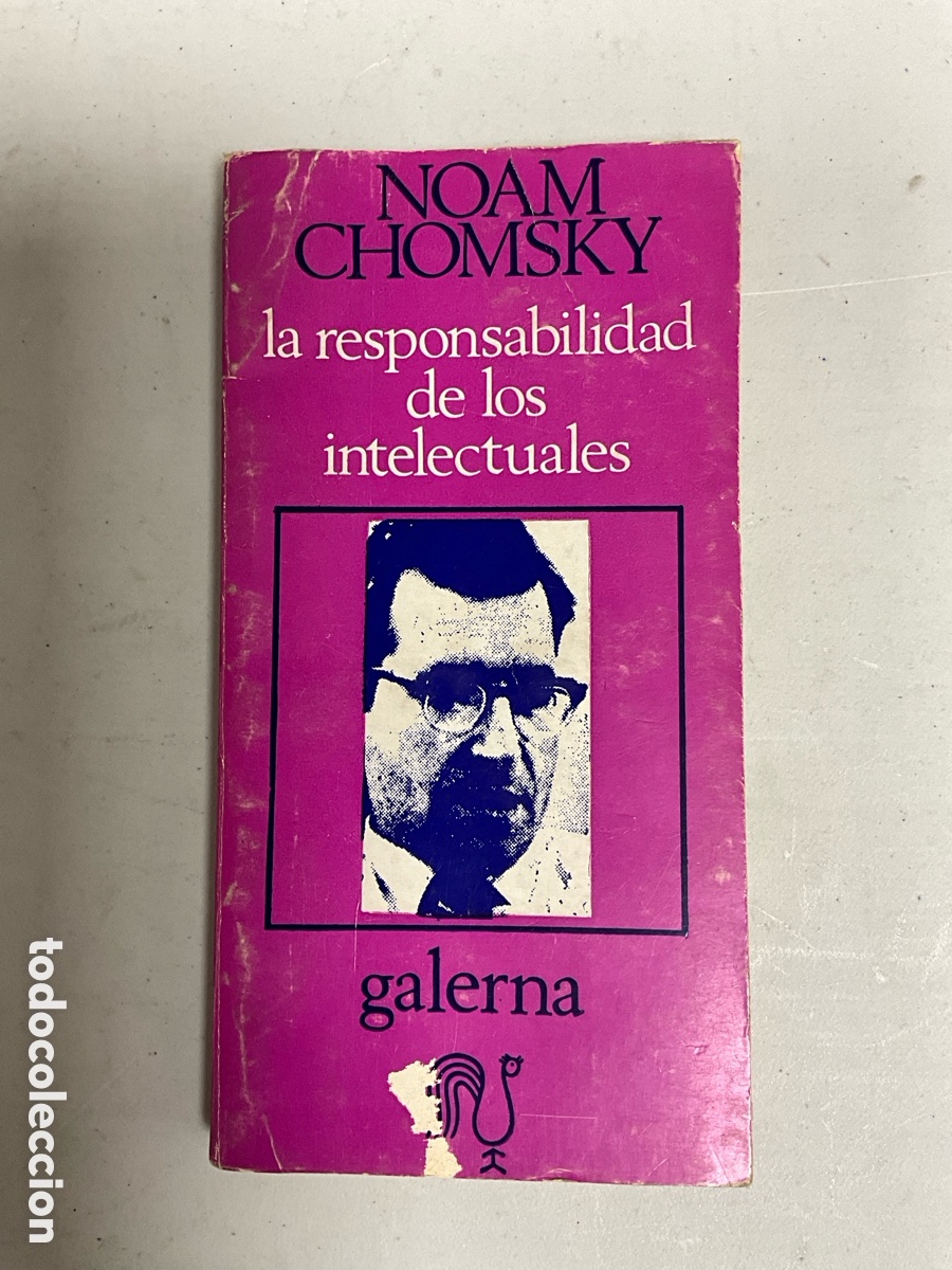 Libros de segunda mano: La responsabilidad de los intelectuales, Chomsky - Foto 1