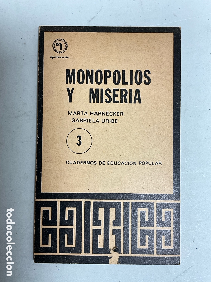 Libros de segunda mano: Monopolios y miseria, Marta Harnecker - Foto 1