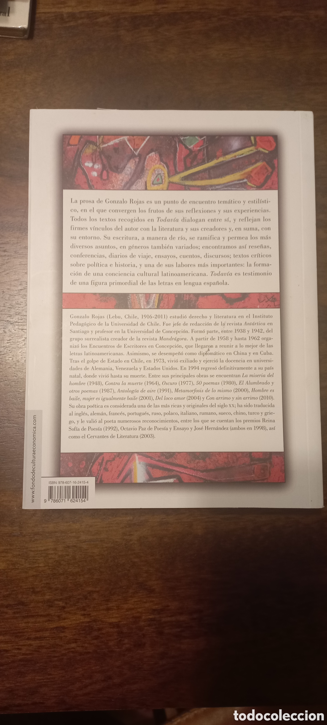 Libros de segunda mano: Todav&iacute;a, Gonzalo Rojas - Foto 1