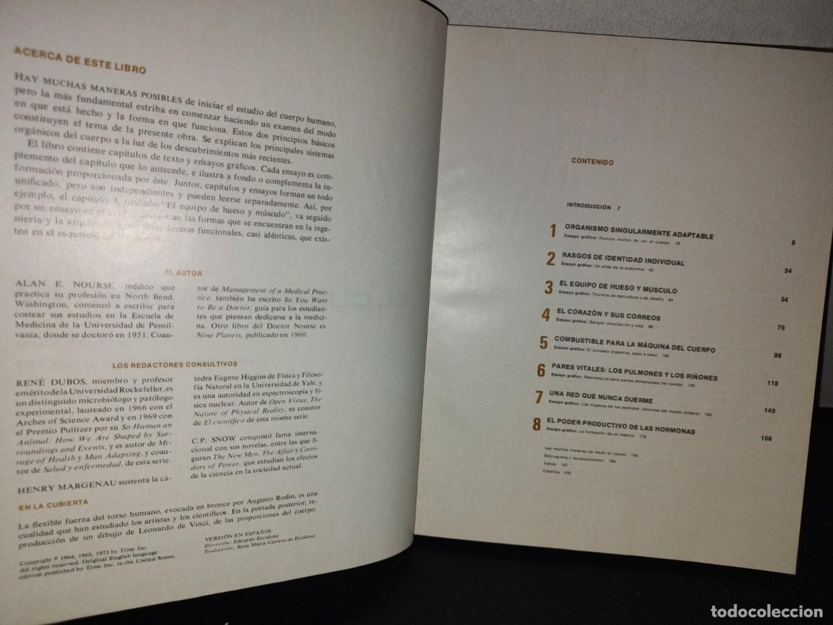 Libros de segunda mano: 121- EL CUERPO HUMANO. COLECCI&Oacute;N CIENT&Iacute;FICA TIME LIFE - Foto 4