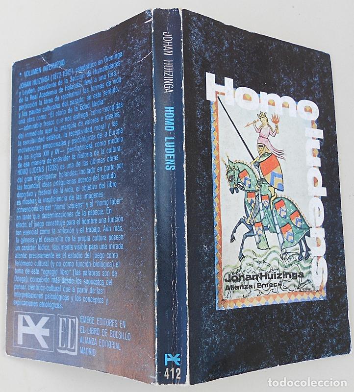 Libros de segunda mano: Homo ludens - Johan Huizinga - Alianza (1972) - Foto 2