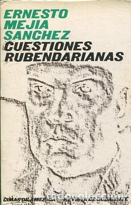 Libros de segunda mano: CUESTIONES RUBENDARIANAS. - MEJIA SANCHEZ Ernesto. - Foto 1