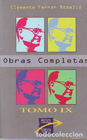 Libros de segunda mano: OBRAS COMPLETAS. IX. - FERRER ROSELLO Clemente. - Foto 1