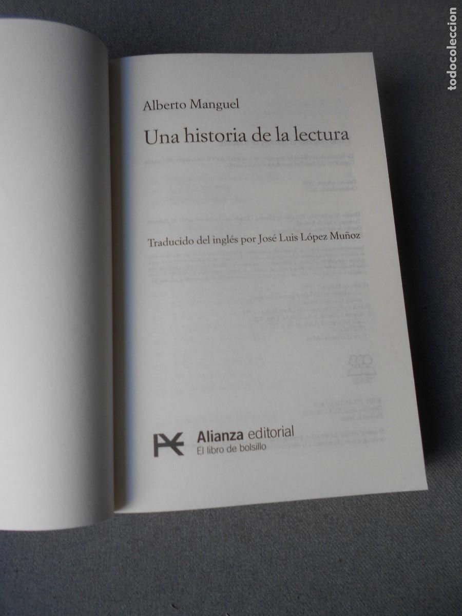 Libros de segunda mano: UNA HISTORIA DE LA LECTURA - Foto 2