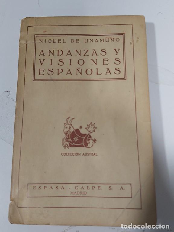 Libros de segunda mano: andanzas y visiones de espa&ntilde;a - Miguel de Unamuno - Foto 1