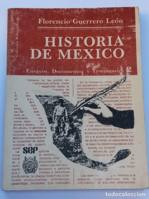 Libros de segunda mano: Historia De Mexico - Florencio Guerrero Leon - Foto 1