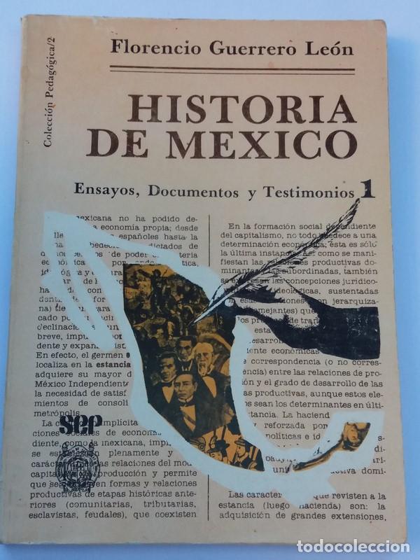 Libros de segunda mano: Historia De Mexico - Florencio Guerrero Leon - Foto 1