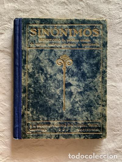 Libros de segunda mano: Sin&oacute;nimos - Pedro Irizar y Avil&eacute;s - Foto 1