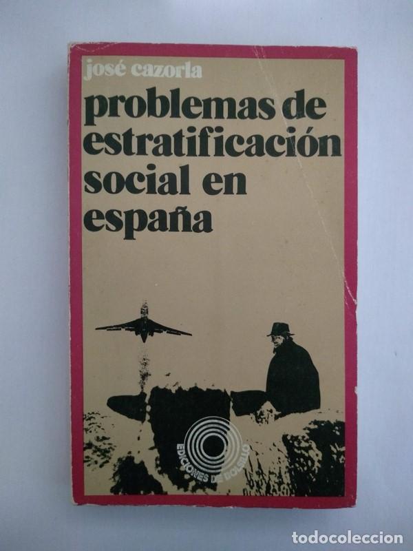 Libros de segunda mano: Problemas de estratificacion social en Espa&ntilde;a - Jose Cazorla - Foto 1