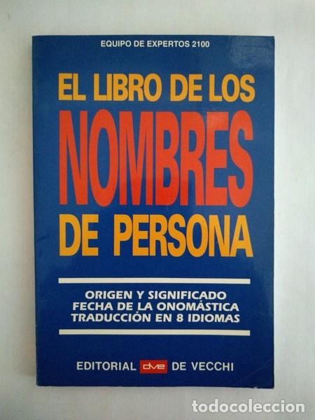 Libros de segunda mano: El libro de los nombres de persona - Foto 1
