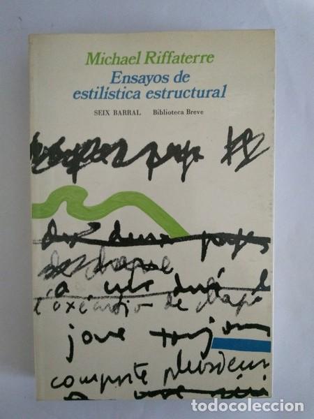 Libros de segunda mano: Ensayos de estilistica estructural - Michael Riffaterre - Foto 1