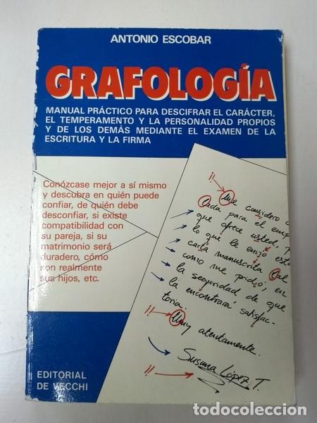 Libros de segunda mano: Grafologia - Antonio Escobar - Foto 1