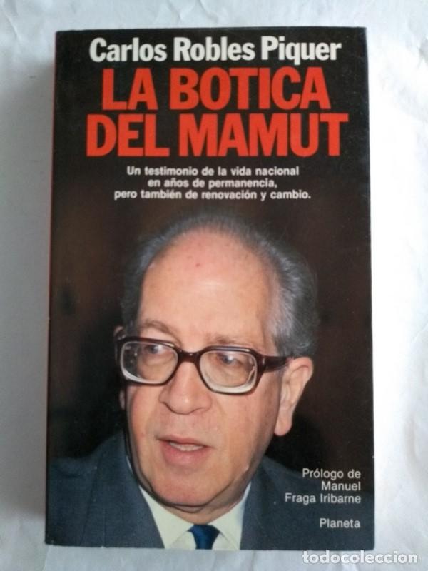 Libros de segunda mano: La botica del mamut - Carlos Robles Piquer - Foto 1