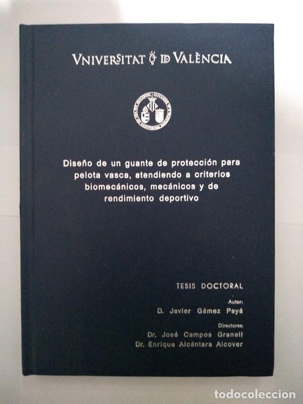 Libros de segunda mano: Tesis Doctoral - D. Javier G&aacute;mez Pay&aacute; - Foto 1