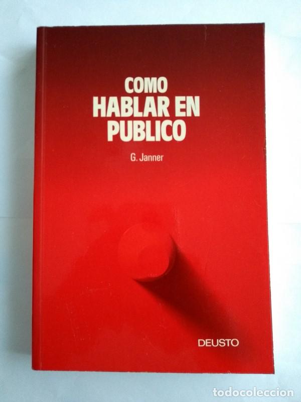Libros de segunda mano: Como hablar en publico - G. Janner - Foto 1