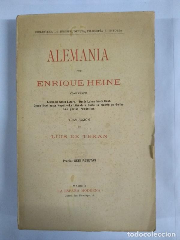 Libros de segunda mano: Alemania - Enrique Heine - Foto 1