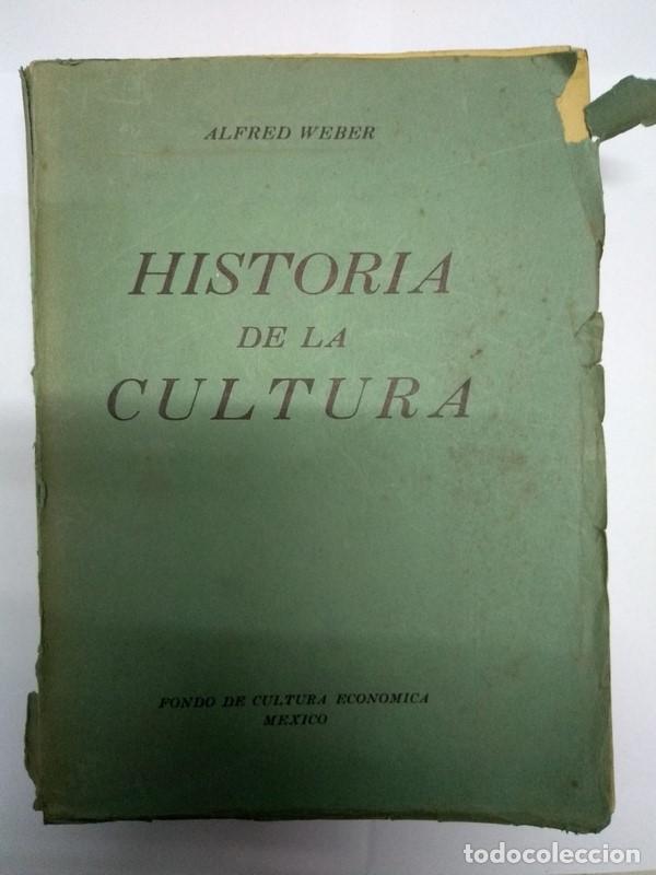 Libros de segunda mano: Historia de la Cultura - Alfred Weber - Foto 1