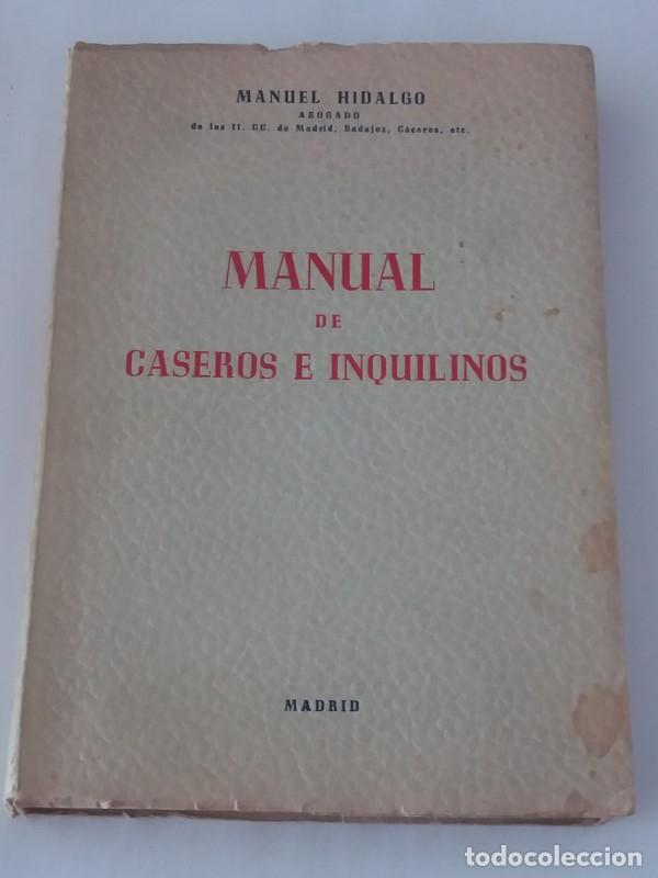 Libros de segunda mano: Manual de caseros e inquilinos - Manuel Hidalgo - Foto 1