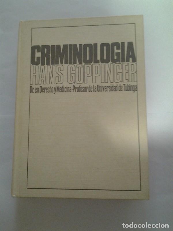 Libros de segunda mano: Criminologia - Hans Goppinger - Foto 1