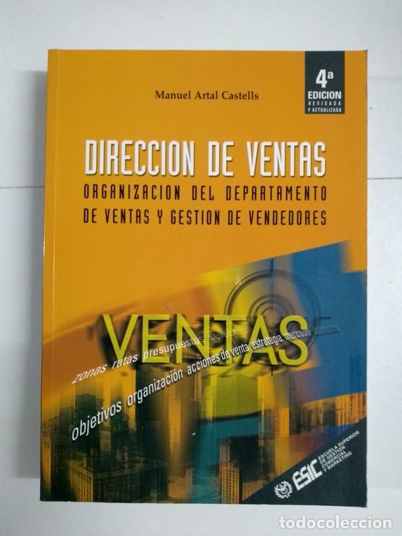 Libros de segunda mano: Direcci&oacute;n de ventas - Manuel Artal Castells - Foto 1