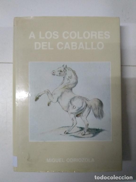 Libros de segunda mano: A los colores del caballo - Miguel Odriozola - Foto 1