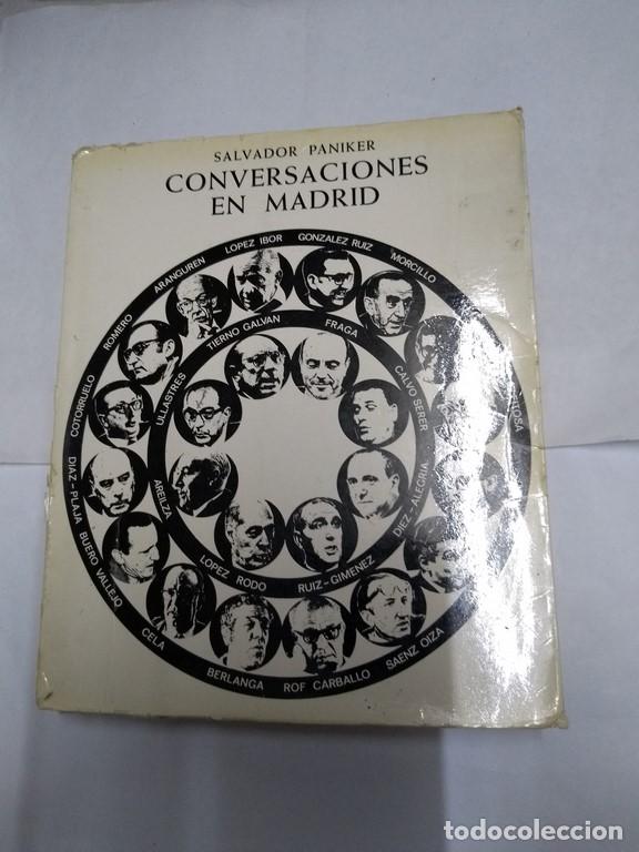 Libros de segunda mano: Conversaciones en Madrid - Salvador Paniker - Foto 1