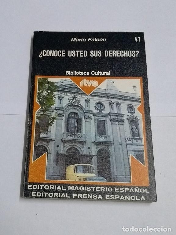 Libros de segunda mano: Conoce usted sus derechos? - Mario Falc&oacute;n - Foto 1
