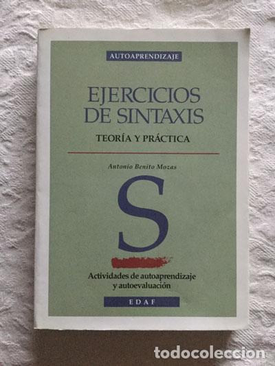 Libros de segunda mano: Ejercicios de sintaxis - Antonio Benito Mozas - Foto 1