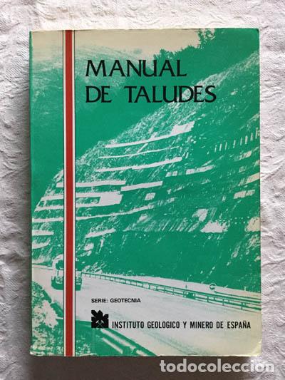 Libros de segunda mano: Manual de Taludes - Foto 1