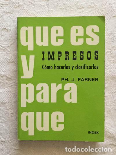 Libros de segunda mano: Que es y para que - PH. J. Farner - Foto 1