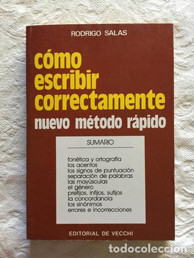 Libros de segunda mano: C&oacute;mo escribir correctamente - Rodrigo Salas - Foto 1