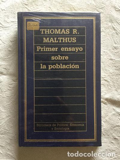 Libros de segunda mano: Primer ensayo sobre la poblaci&oacute;n - Thomas R. Malthus - Foto 1