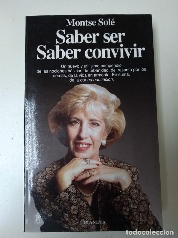 Libros de segunda mano: Saber ser. Saber convivir - Montse Sole - Foto 1