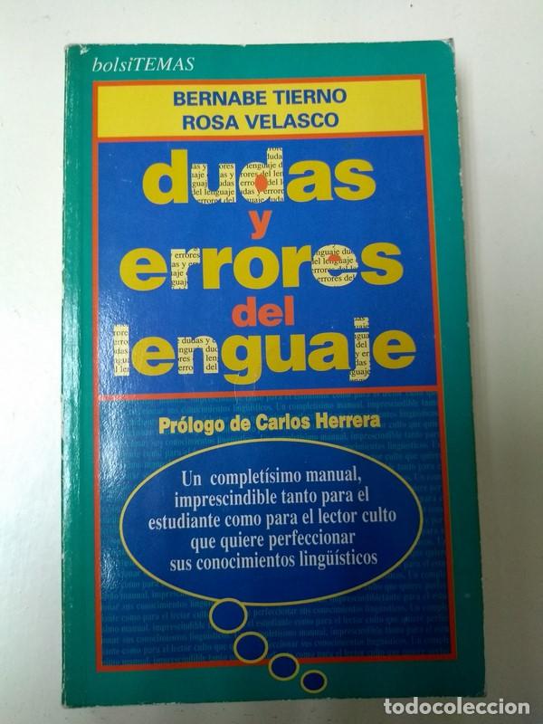 Libros de segunda mano: Dudas y errores del lenguaje - Bernabe Tierno. Rosa Velasco - Foto 1
