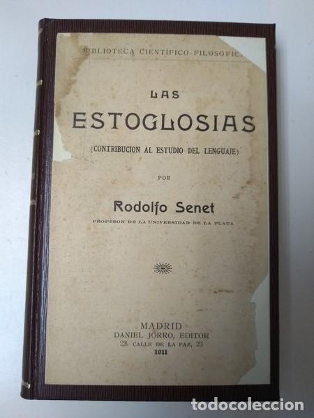 Libros de segunda mano: Las estoglosias - Rodolfo Senet - Foto 1