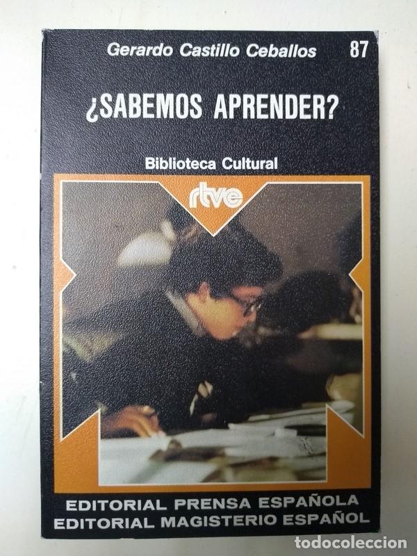 Libros de segunda mano: &iquest;Sabemos aprender? - Gerardo Castillo Caballos - Foto 1