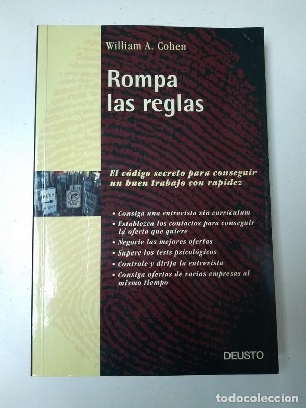 Libros de segunda mano: Rompa las reglas - William A. Cohen - Foto 1
