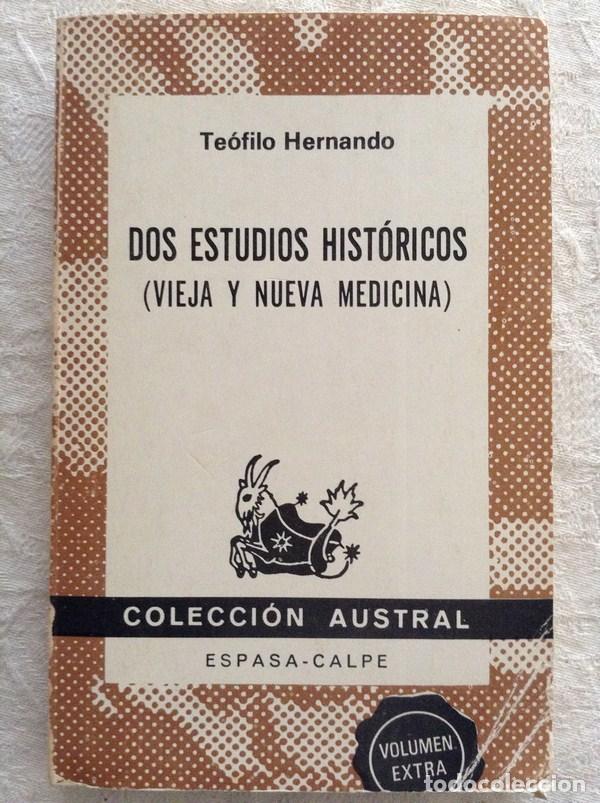 Libros de segunda mano: Dos estudios hist&oacute;ricos - Te&oacute;filo Hernando - Foto 1