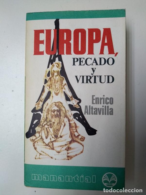 Libros de segunda mano: Europa, pecado y virtud - Enrico Altavilla - Foto 1