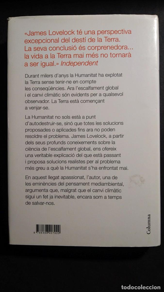 Libros de segunda mano: LA VENJAN&Ccedil;A DE LA TERRA - JAMES LOVELOCK - Foto 2