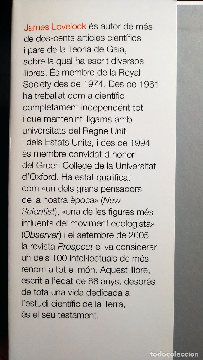 Libros de segunda mano: LA VENJAN&Ccedil;A DE LA TERRA - JAMES LOVELOCK - Foto 3