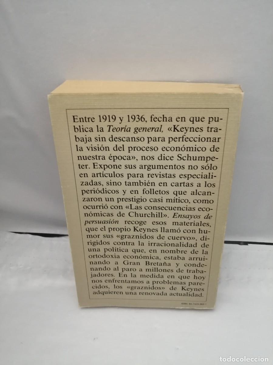 Libros de segunda mano: Ensayos de persuasi&oacute;n (Primera edici&oacute;n) - Foto 2