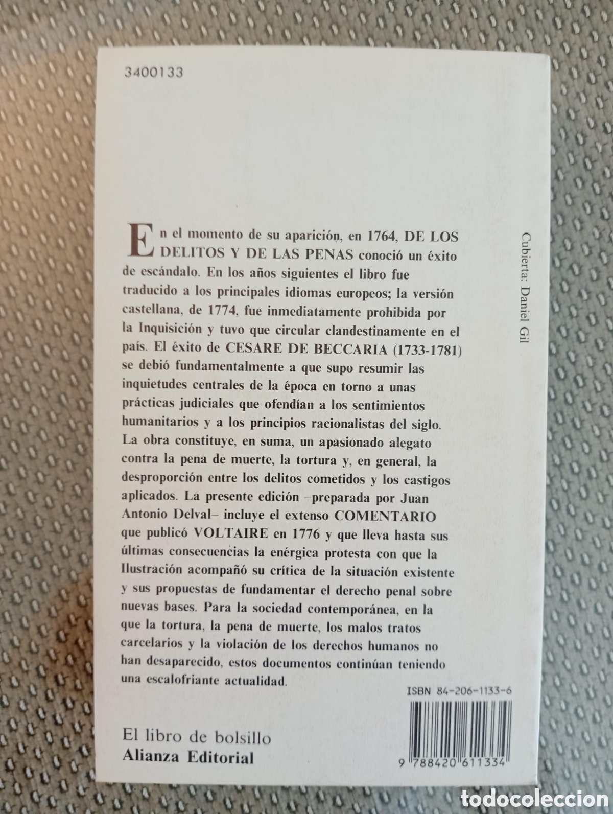 Libros de segunda mano: DE LOS DELITOS Y DE LAS PENAS / CESARE BECCARIA - Foto 4