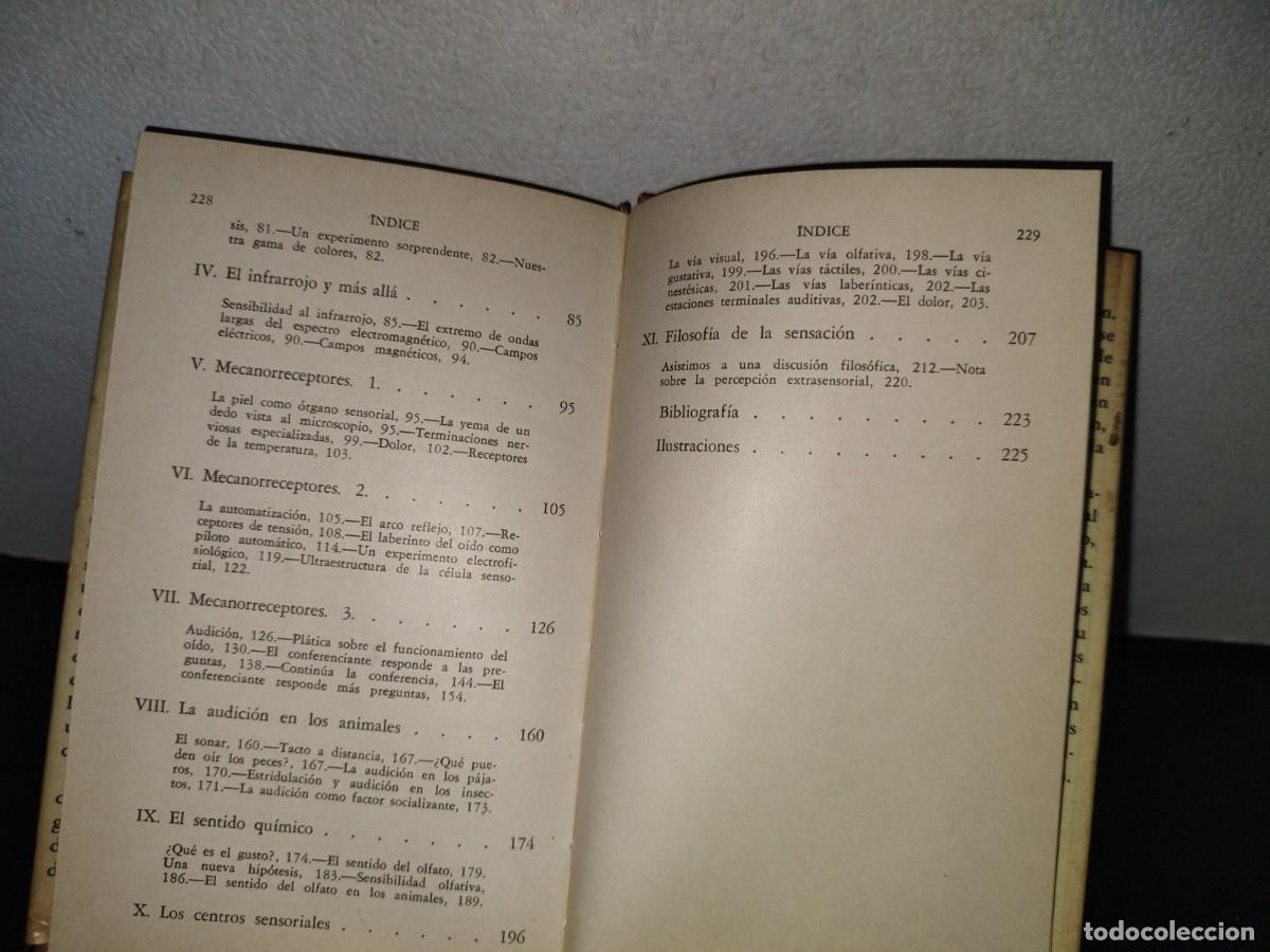 Libros de segunda mano: 87- LOS SENTIDOS - OTTO E. LOWENSTEIN - BREVIARIOS - 1969 - Foto 6